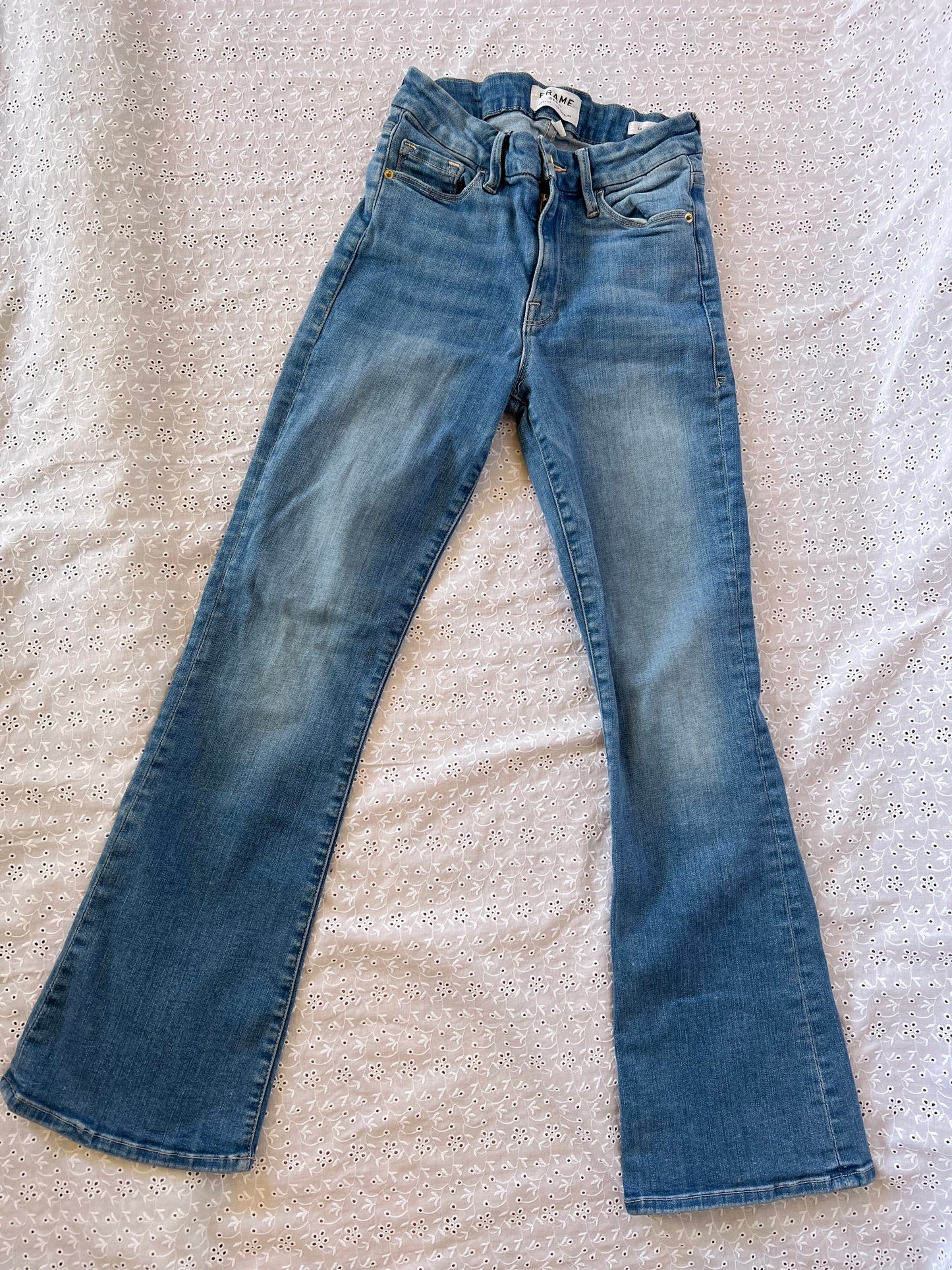 Frame Denim Le Crop Mini Boot Jeans