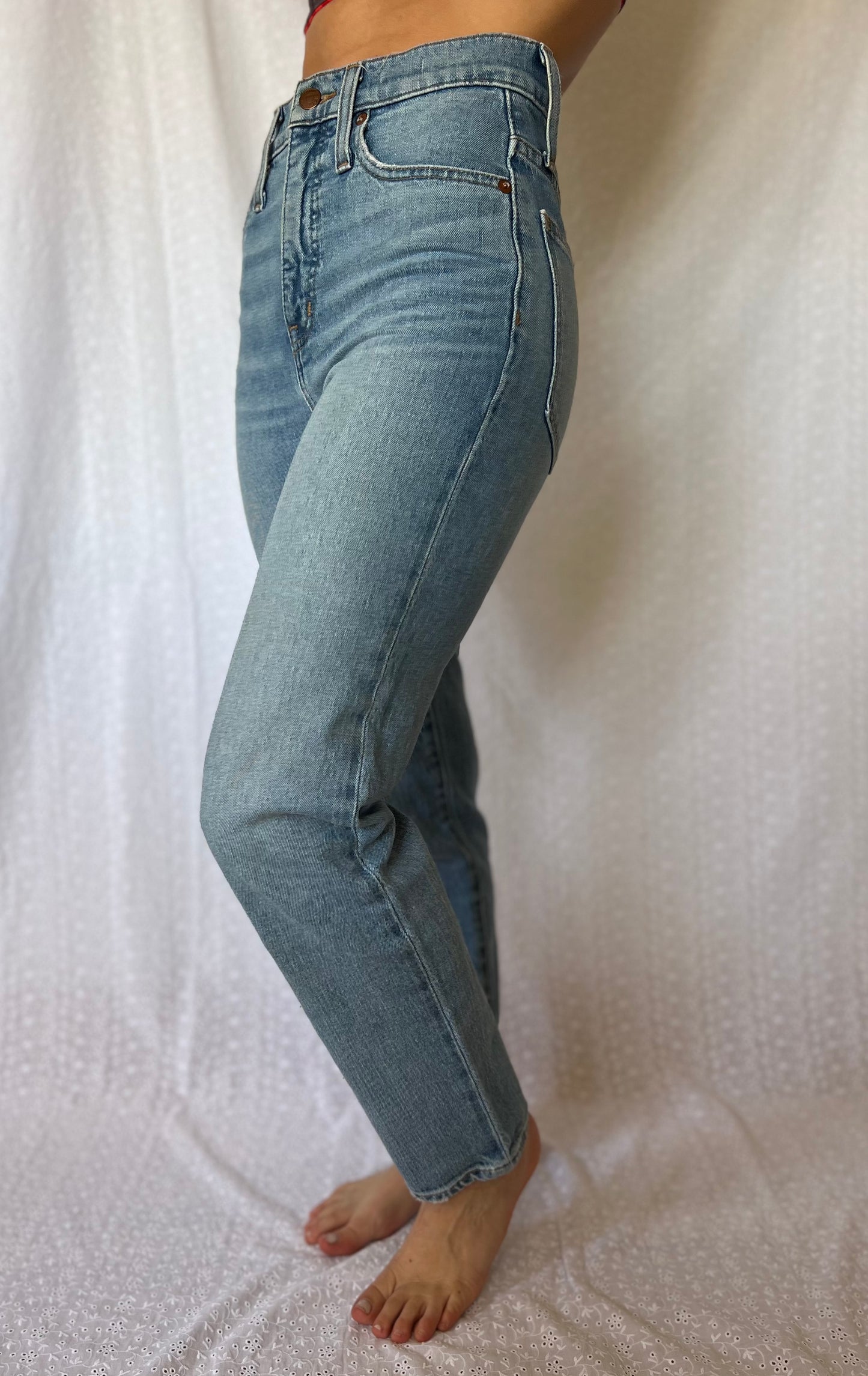 Madewell Ultra High Rise Classic Straight Jeans