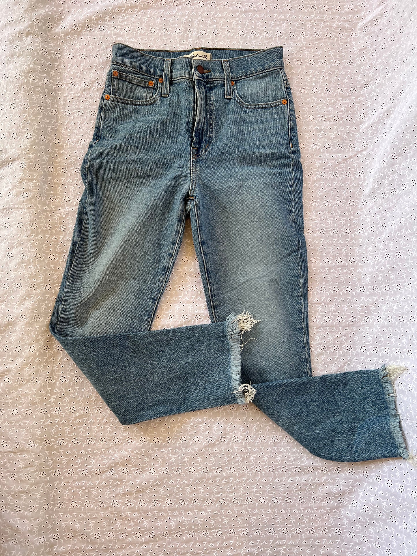 Madewell Light Wash Perfect Vintage Jeans