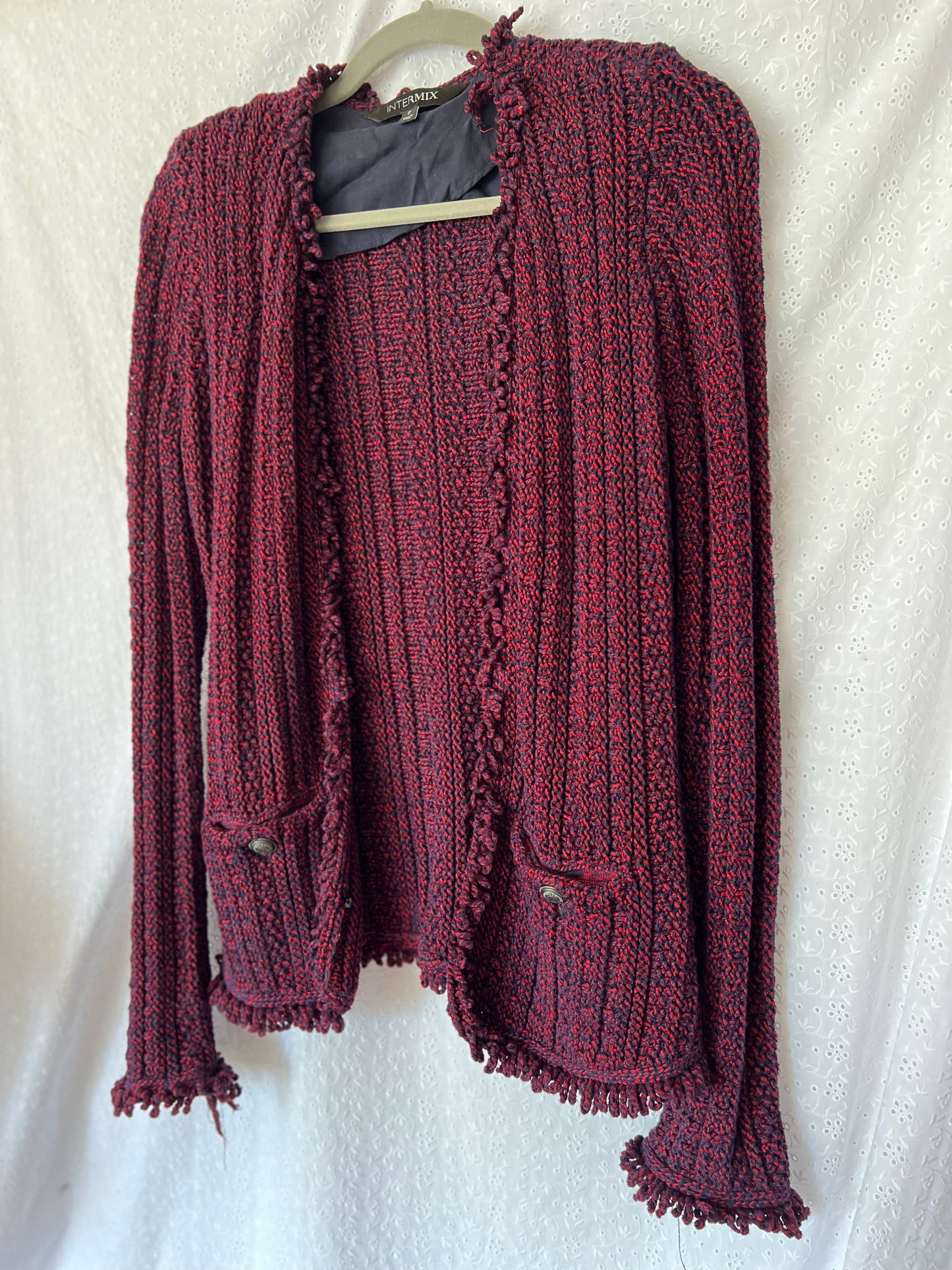 Intermix Tweed Cardigan