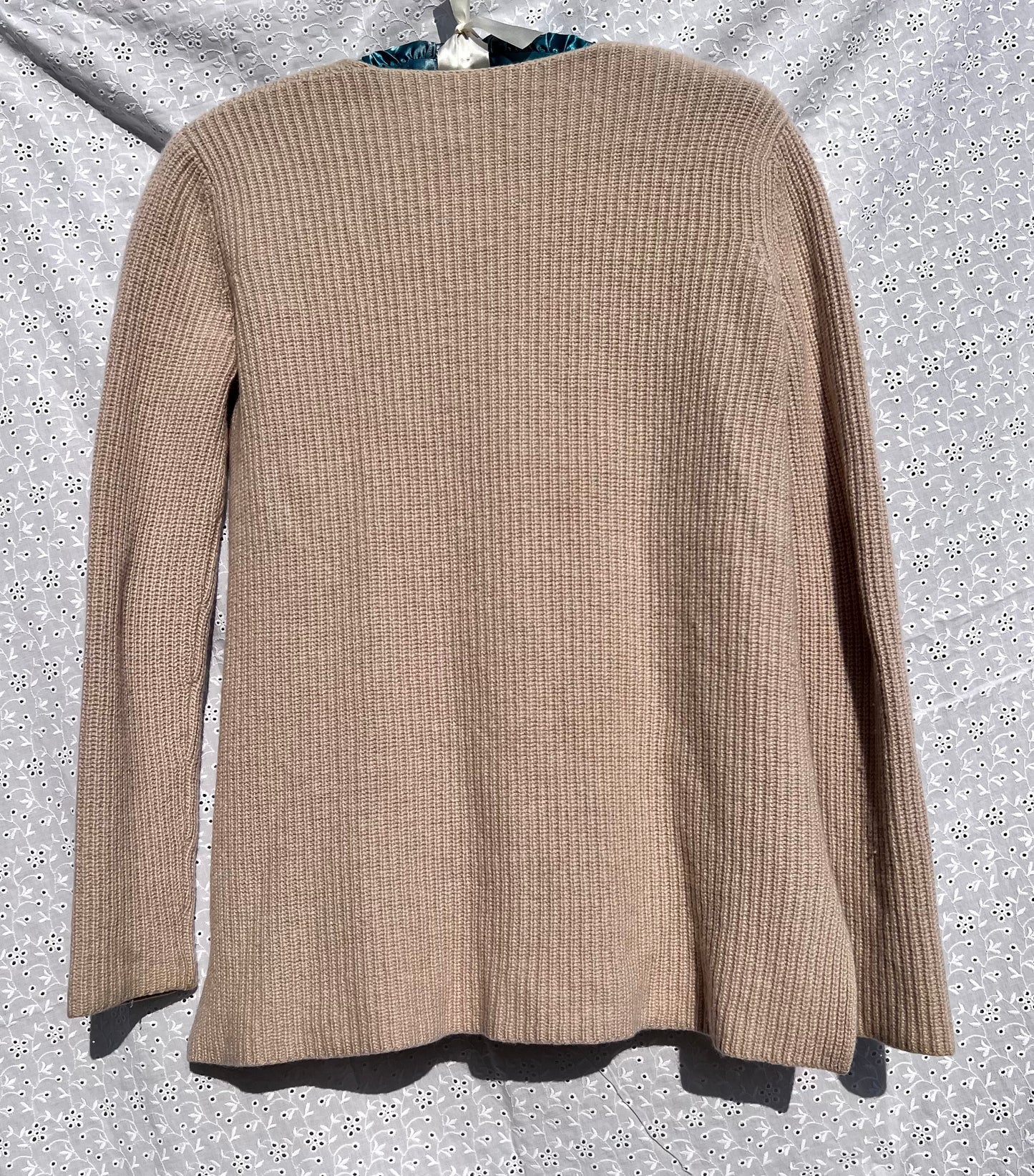 Vince Tan Cashmere Knit Sweater