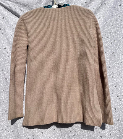 Vince Tan Cashmere Knit Sweater