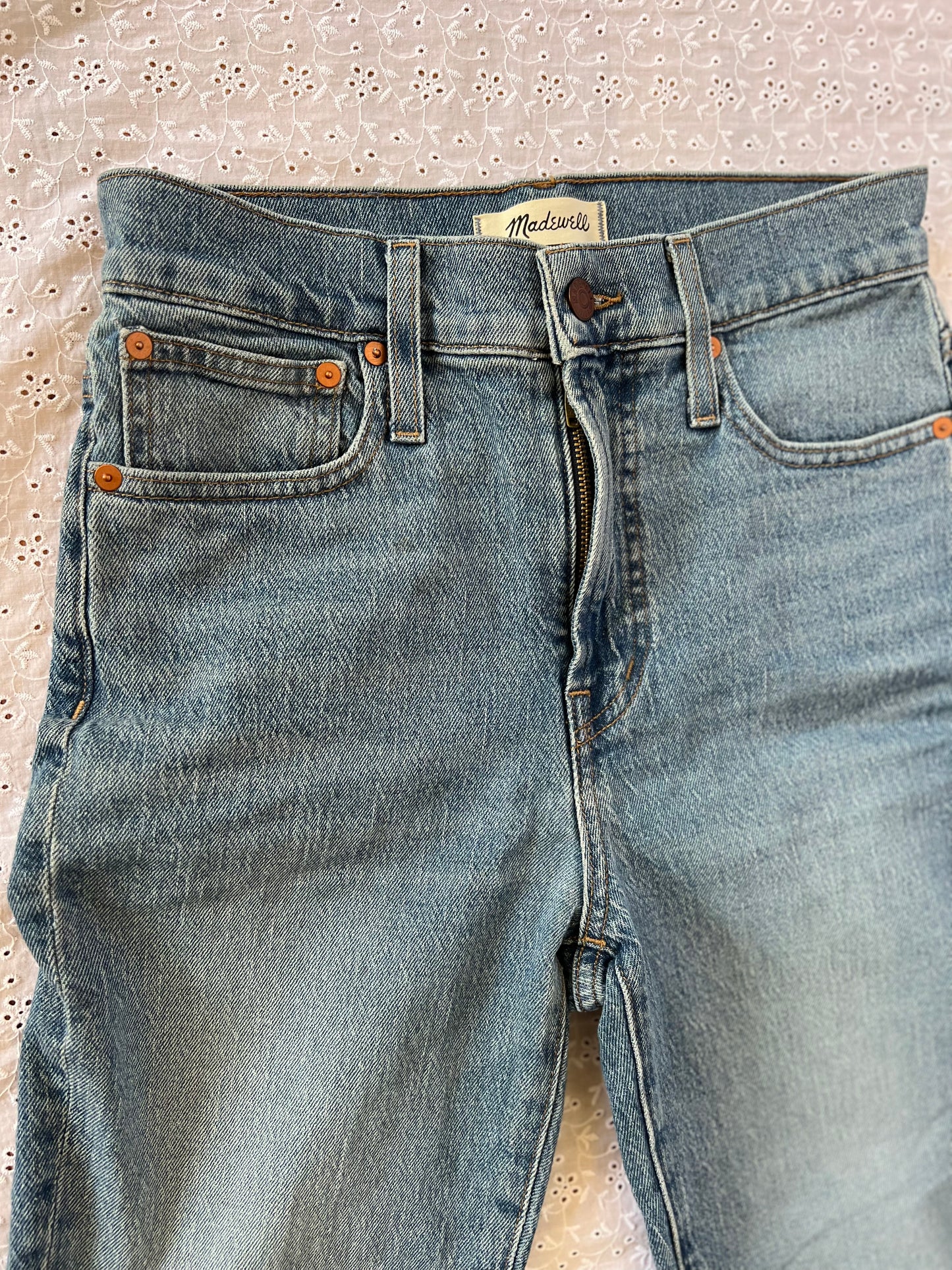 Madewell Light Wash Perfect Vintage Jeans