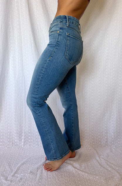 Frame Denim Le Crop Mini Boot Jeans